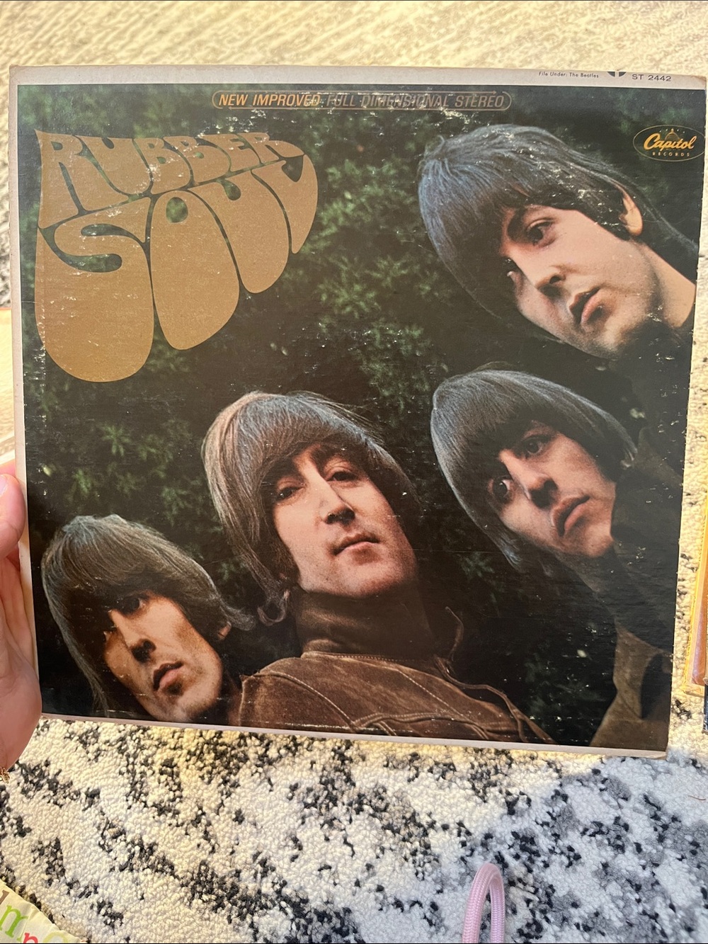 The Beatles Rubber Soul Vinyl Album - Brown, Green, Gold